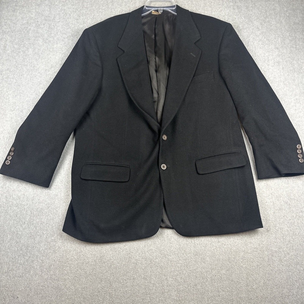 Bloomingdales‎ Blazer Mens 46R 100% Cashmere Sports Coat Suit Jacket USA Made